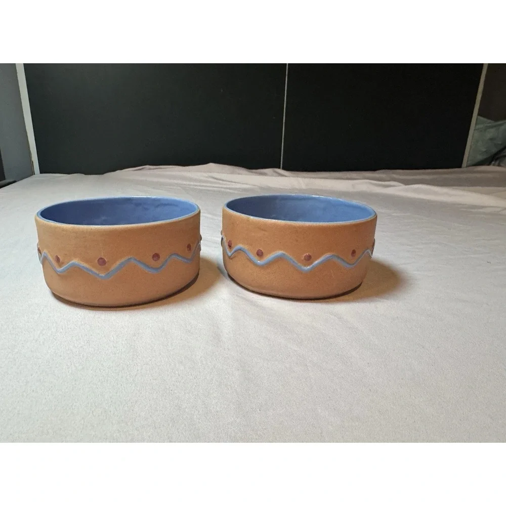 Set Of 2 HIMARK RED CLAY BOWLS Terra Cotta Made In Portugal